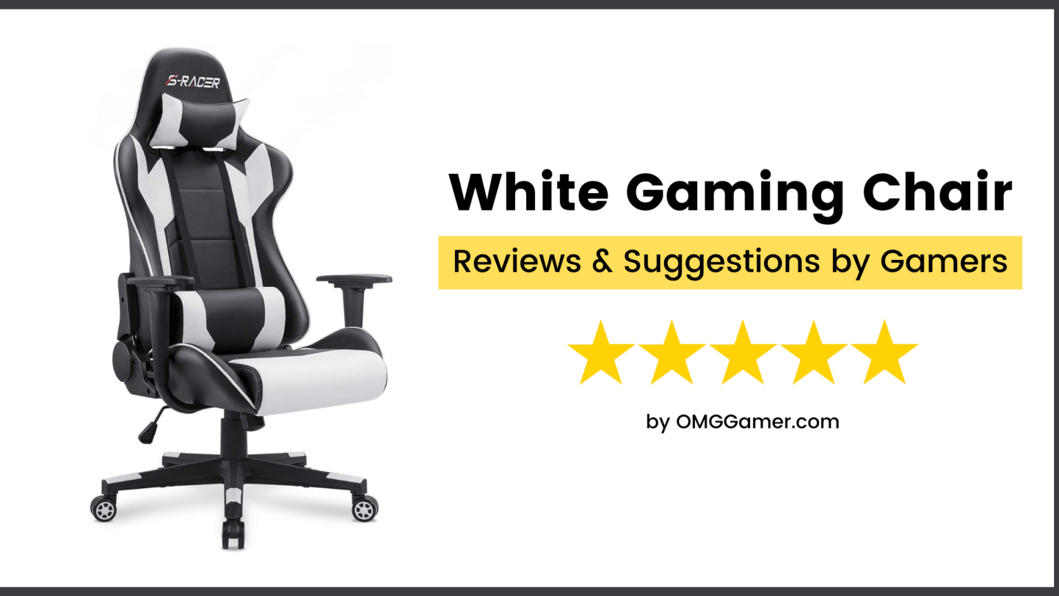 8 Best White Gaming Chair Reviews in 2024 [Budget Friendly]