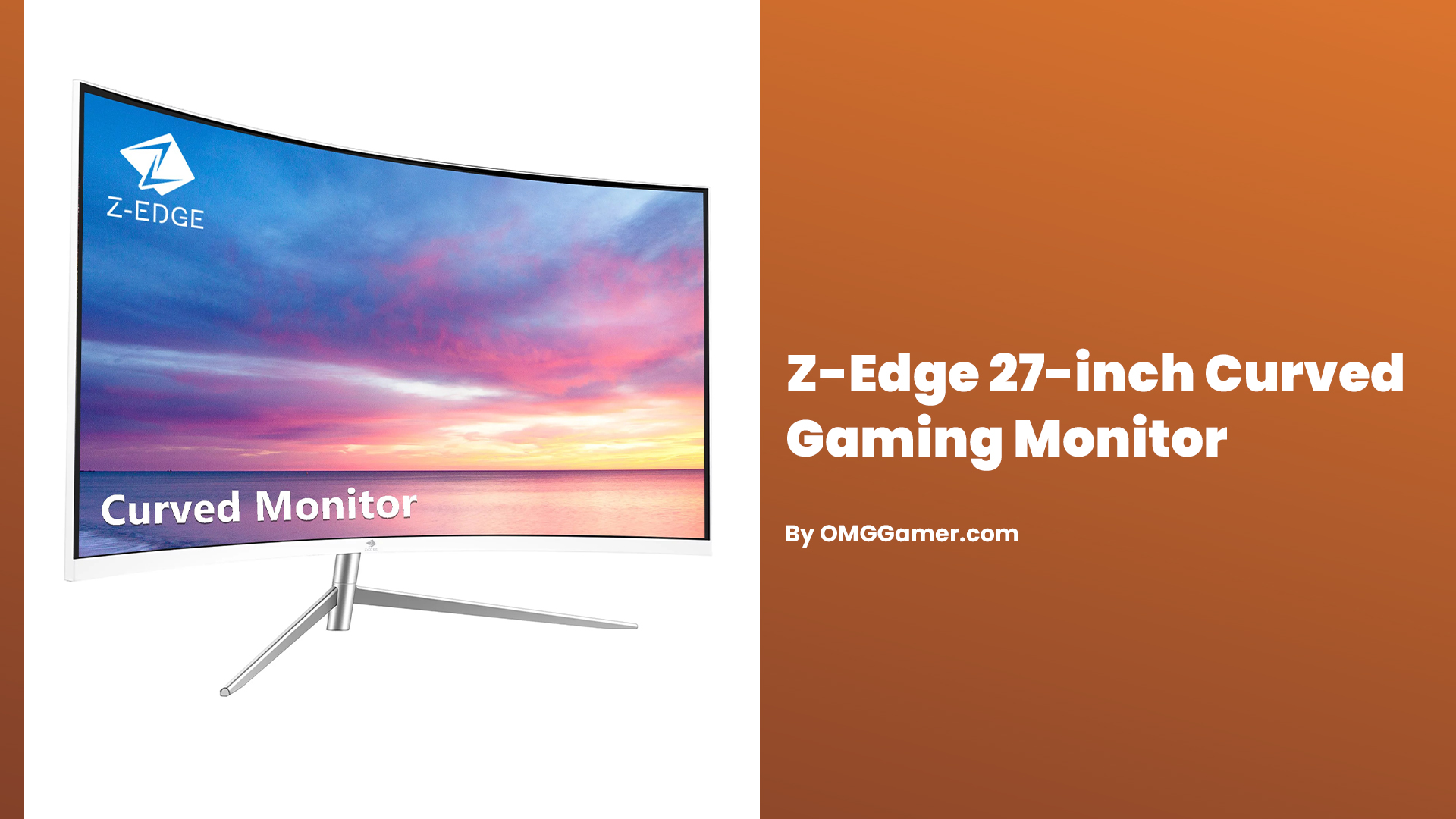 Z-Edge 27-inch Curved White Gaming Monitor