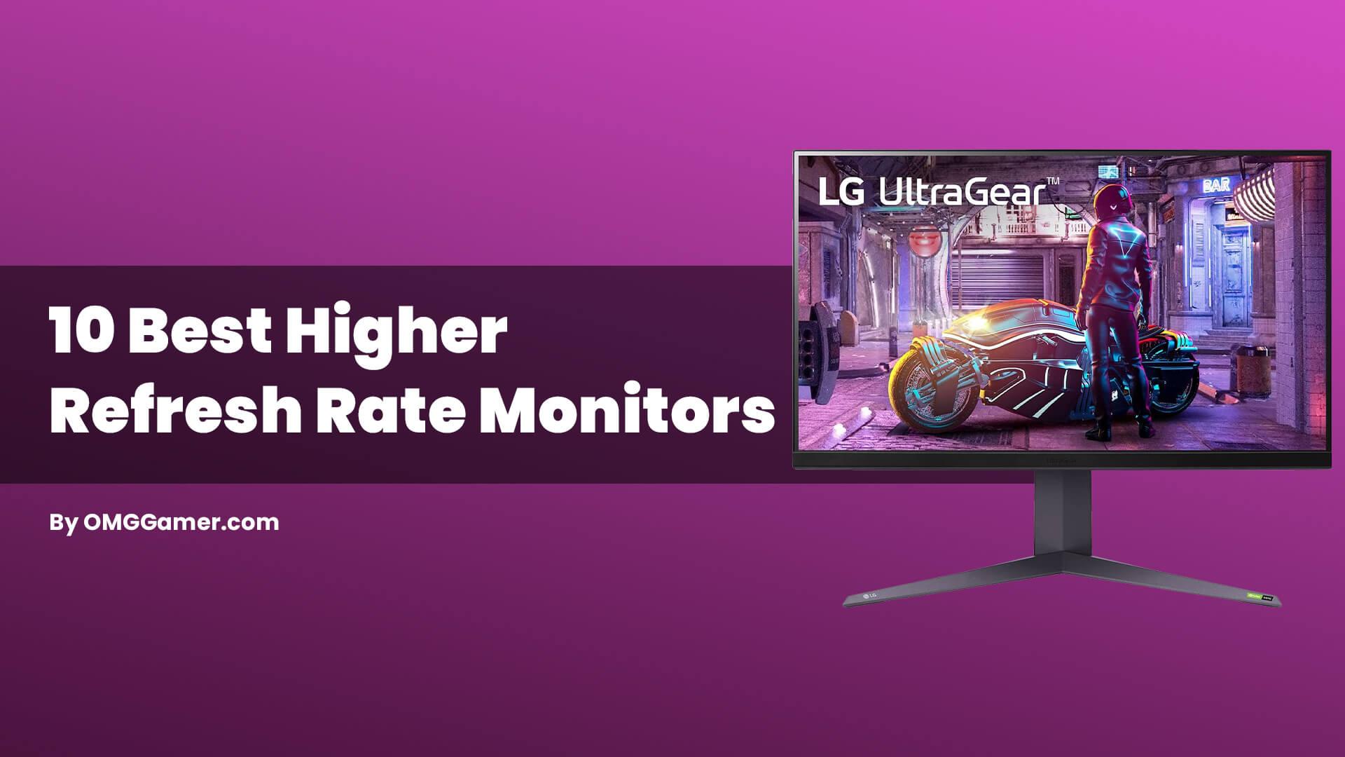10 Best Higher Refresh Rate Monitors in 2024 [Gaming PC]